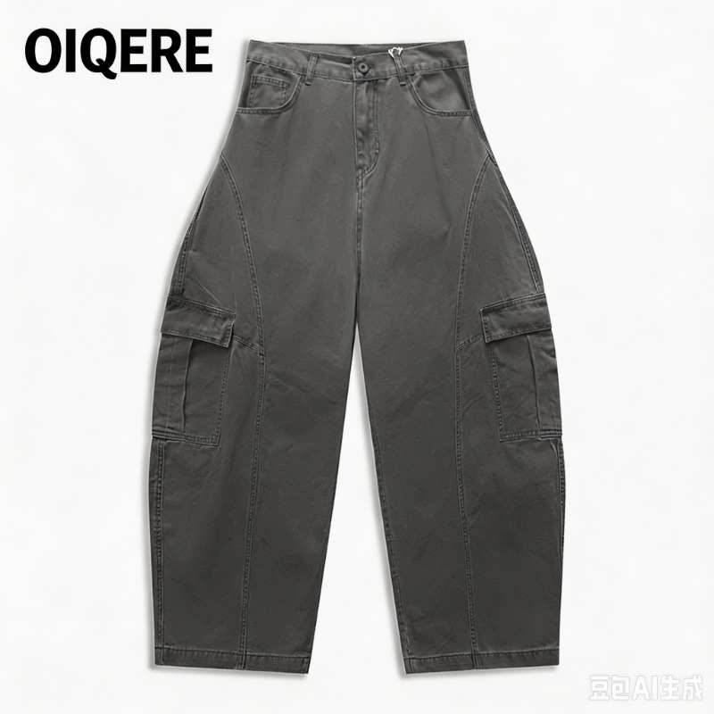 Tailored Trouser Wide - 남성용 아메리칸 빈티지 커브드 컷 청바지