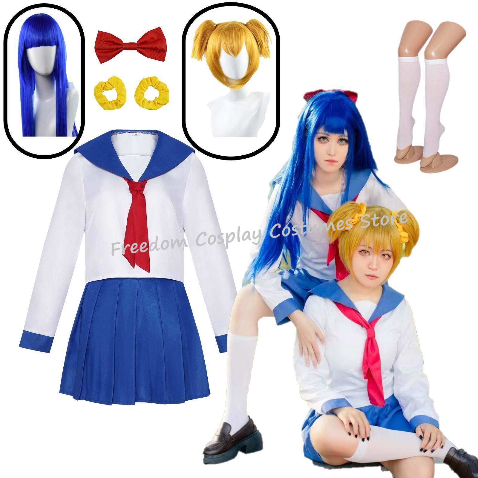 Formal Skirt - Pop Team Epic Popuko Pipimi 코스프레