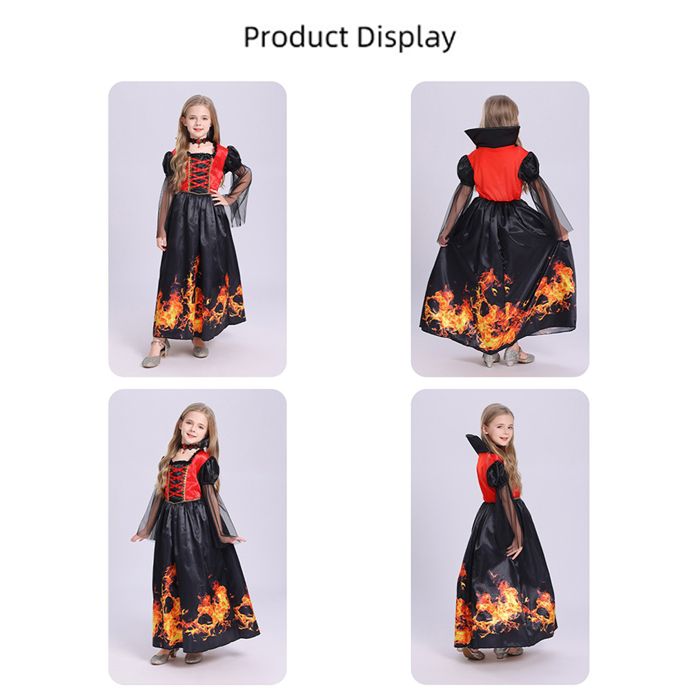 레드 블랙 마녀 코스튬 후드 롱 드레스 해골 프린트 레 - Women'S Red Formal Wear 리뷰 및 가격