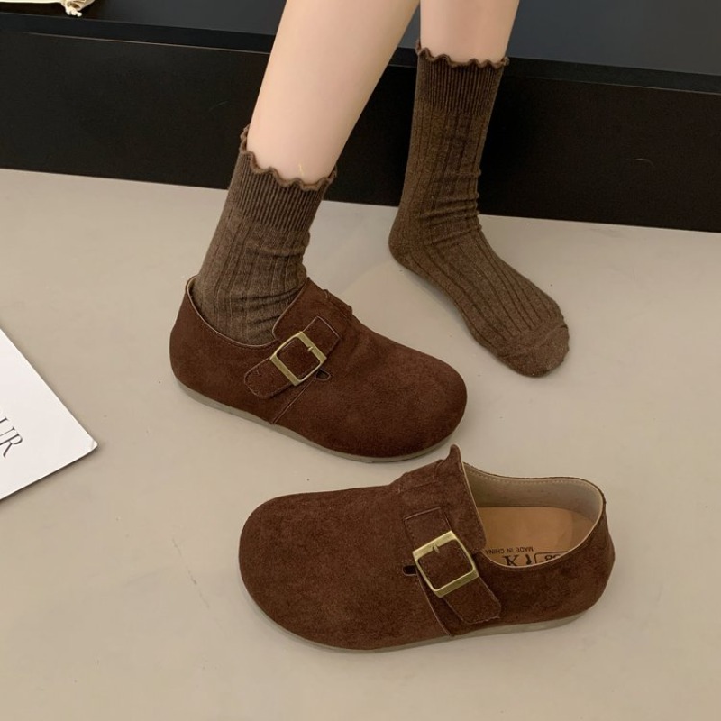 여성용 스웨이드 클로즈드 백 버켄 슈즈, 사각 메탈 버 - Womens Heels 리뷰 및 가격