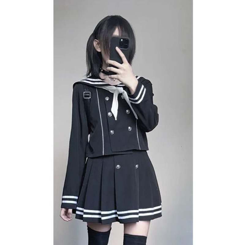 일본 서브컬쳐 레트로 코스프레 의상 세일러복 JK 유니 - Formal Skirt 리뷰 및 가격